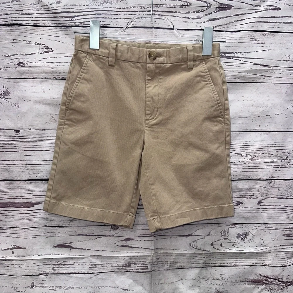 Vineyard Vines Khaki Performance Breaker Shorts Size 10 - Picture 2 of 4